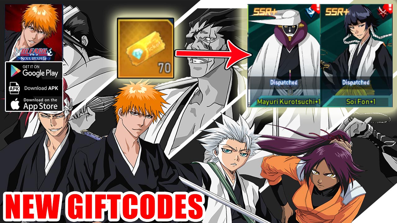 Bleach Soul Reaper New Giftcodes March & Open 70 Summon Tickets | All Redeem Codes Bleach Soul Reaper - How to Redeem Code | Bleach Soul Reaper by Noctua Games 
