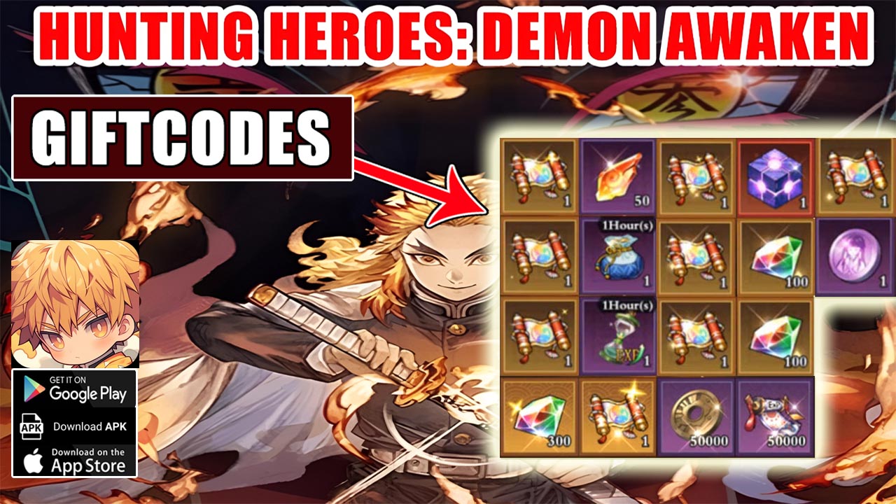 Hunting Heroes Demon Awaken & 8 Giftcodes Gameplay Android iOS APK | All Redeem Codes Hunting Heroes Demon Awaken - How to Redeem Code | Hunting Heroes Demon Awaken by Wen Yin 