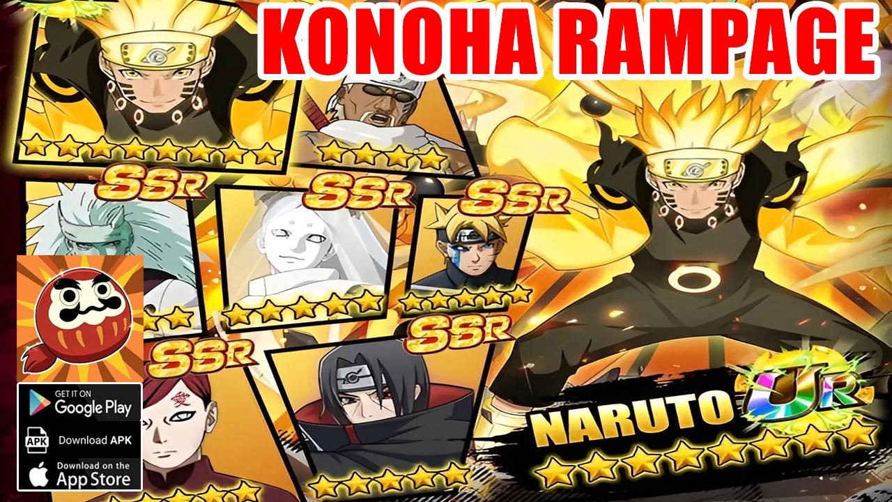 Konoha Rampage Gameplay Android iOS APK | Konoha Rampage Mobile Naruto Idle RPG | Konoha Rampage by PlayKrGame 