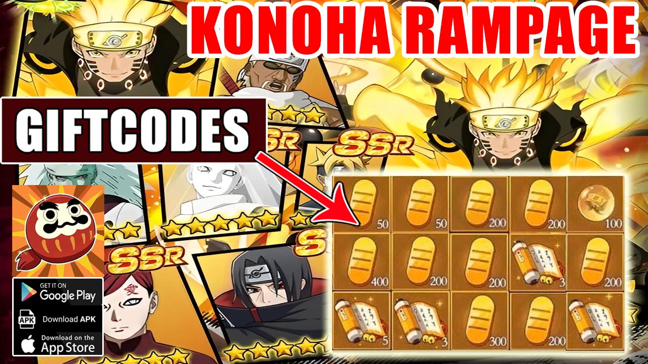 Konoha Rampage & 14 Giftcodes | All Redeem Codes Konoha Rampage - How to Redeem Code | Konoha Rampage by PlayKrGame 