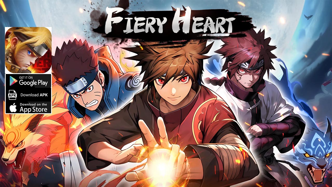 Fiery Heart Gameplay iOS Android APK | Fiery Heart Mobile Naruto RPG Game | Fiery Heart by Guangzhou Shanneng Technology Co., Ltd. 