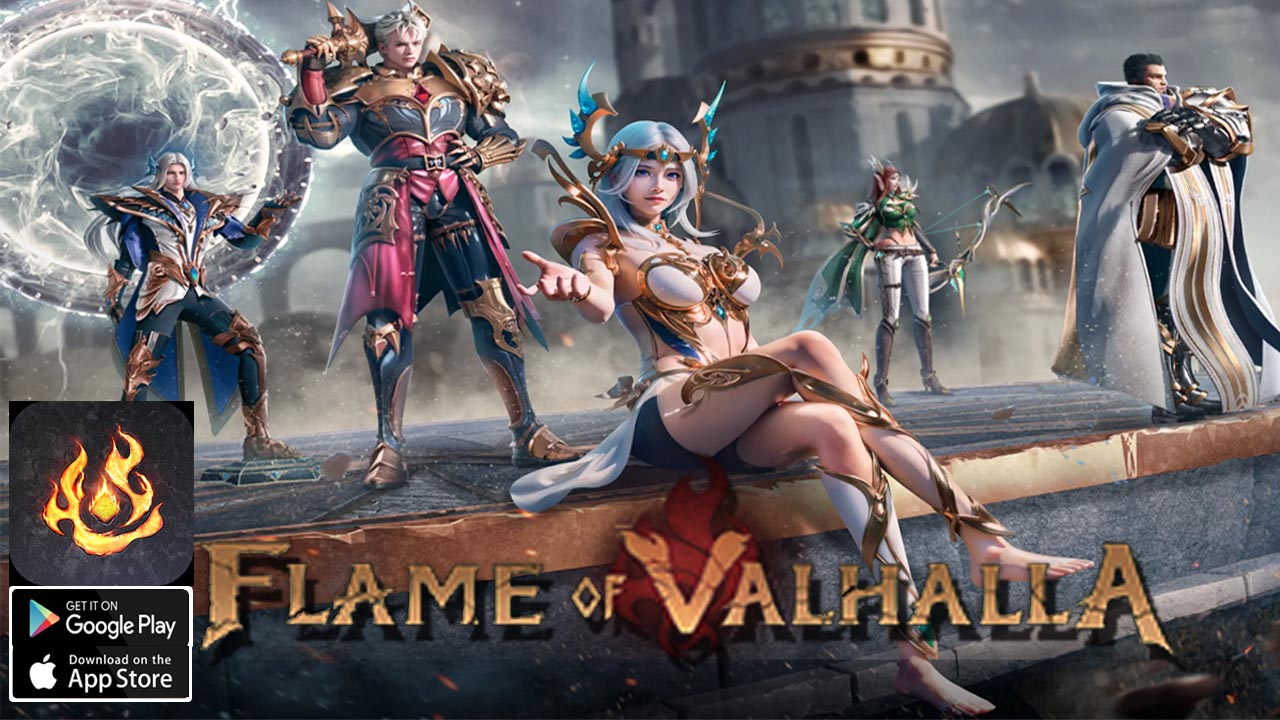 Flame Of Valhalla Gameplay Android iOS Coming Soon | Flame Of Valhalla Mobile MMORPG Game | Flame Of Valhalla by Leniu Games