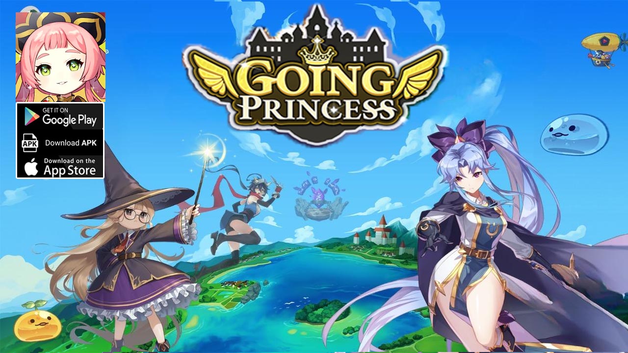 Going Princess AFK Rush Gameplay Android iOS APK | Going Princess Mobile RPG Game by BluePotion Games 