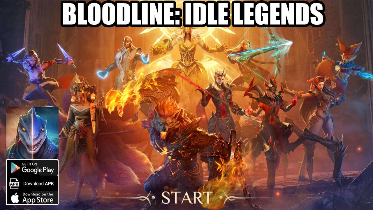 Bloodline Idle Legends Gameplay Android APK | Bloodline Idle Legends Mobile RPG Game by Capetown Games 