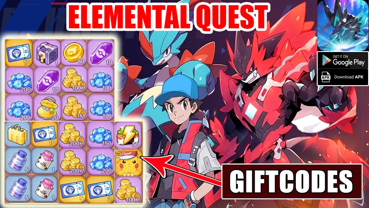Elemental Quest & 9 Giftcodes Gameplay Android APK | All Redeem Codes Elemental Quest - How to Redeem Code 