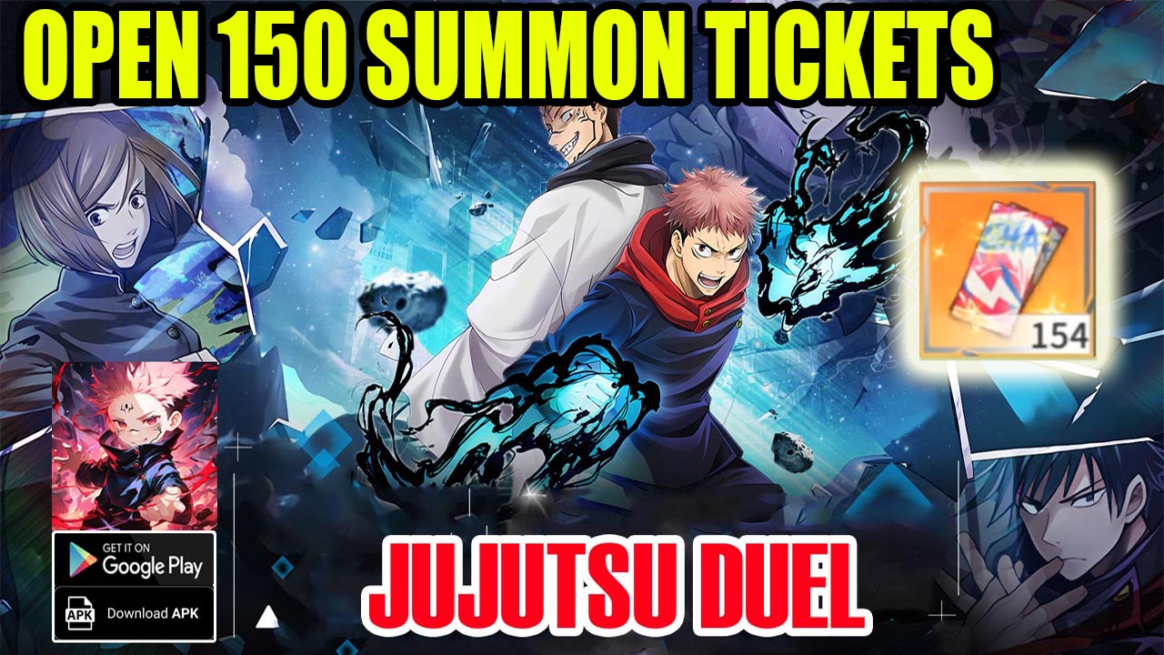 Jujutsu Duel Gameplay Open 150 Summon Tickets | Jujutsu Duel Mobile Jujutsu Kaisen RPG Game by SHAN SHAN 