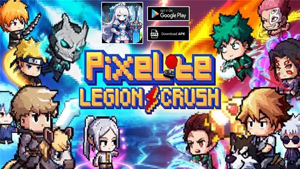 Pixelite Legion Crush Gameplay Android APK | Pixelite Legion Crush Mobile RPG Game by Magic Spore 