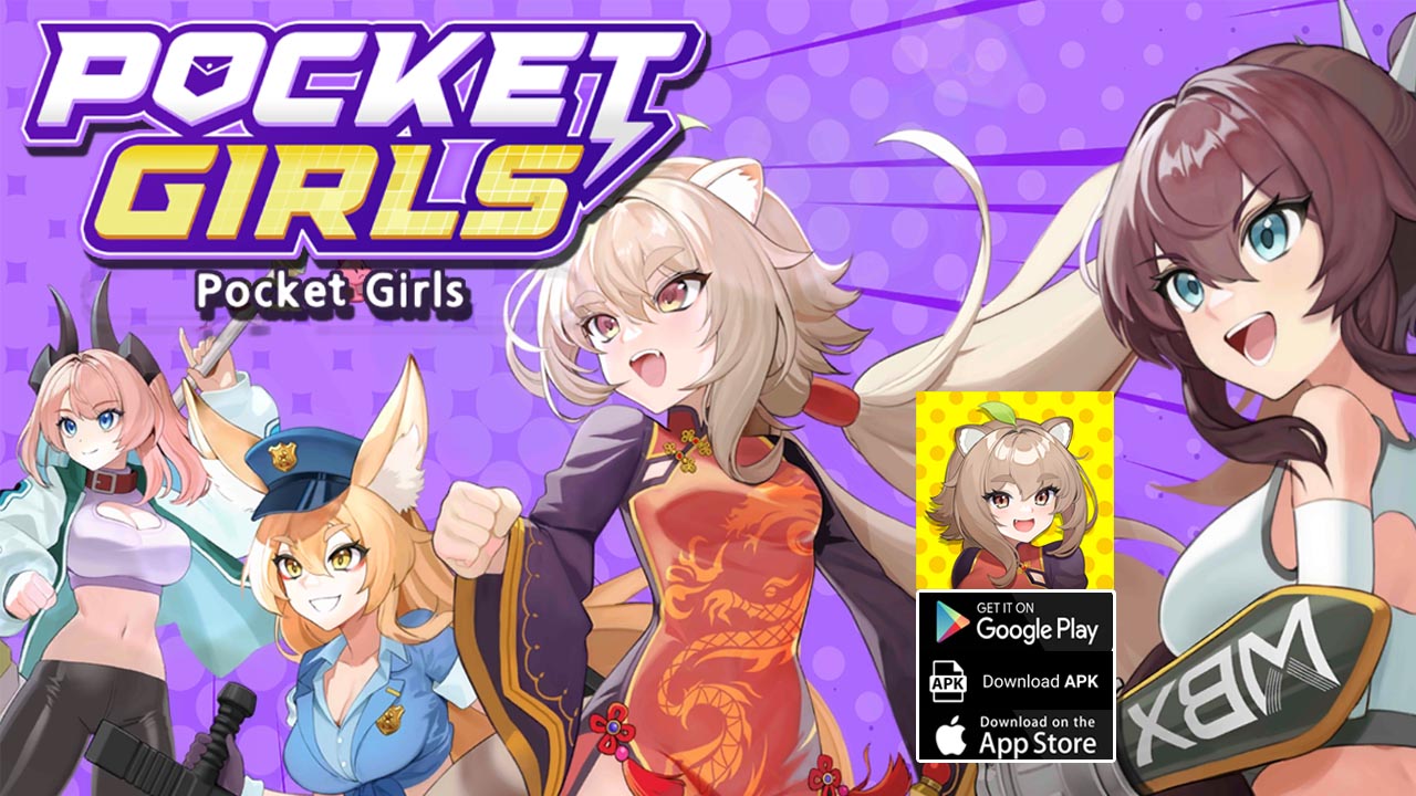 Pocket Girls Idle RPG Gameplay Android iOS APK | Pocket Girls Idle RPG Mobile Game by Nugem Studio 