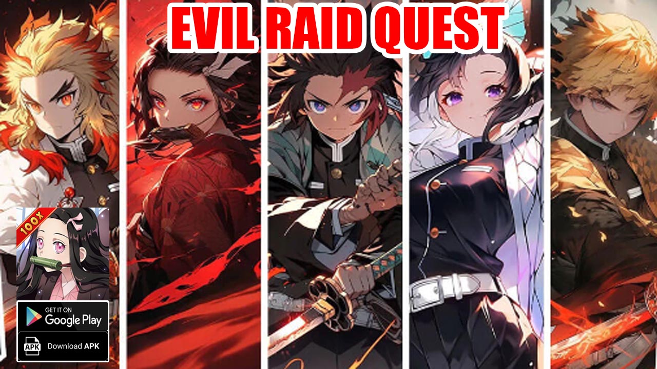 Evil Raid Quest Gameplay Android APK | Evil Raid Quest Mobile Demon Slayer RPG Game by Noor official