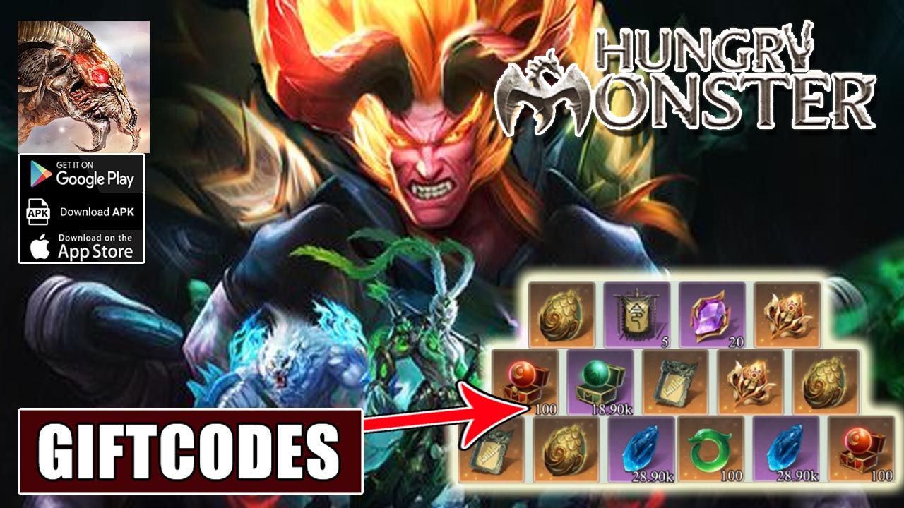 Hungry Monster & 4 Giftcodes | All Redeem Codes Hungry Monster - How To Redeem Code 