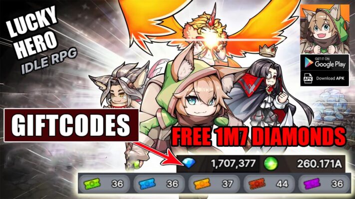 Lucky Hero Idle RPG & 29 Giftcodes Gameplay Android APK | All Redeem Codes Lucky Hero Idle RPG - How To Redeem Code | Lucky Hero Idle RPG by (주)인챈터즈