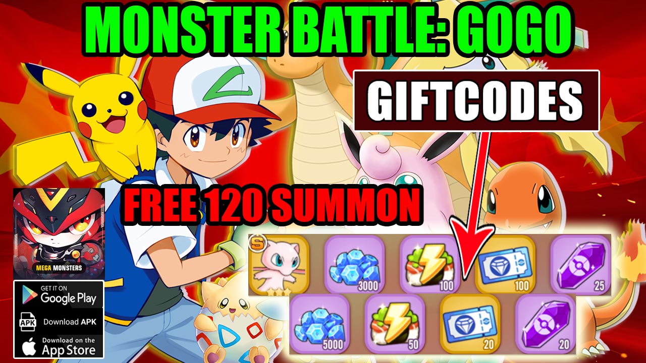 Monster Battle GoGo & 2 Giftcodes | All Redeem Codes Monster Battle GoGo - How To Redeem Code 