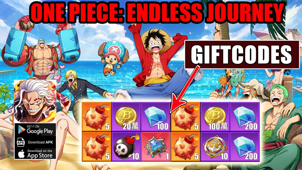 One Piece Endless Journey & 4 Giftcodes 海賊榮耀：無盡的征途 | All Redeem Codes One Piece Endless Journey - How to Redeem Code 