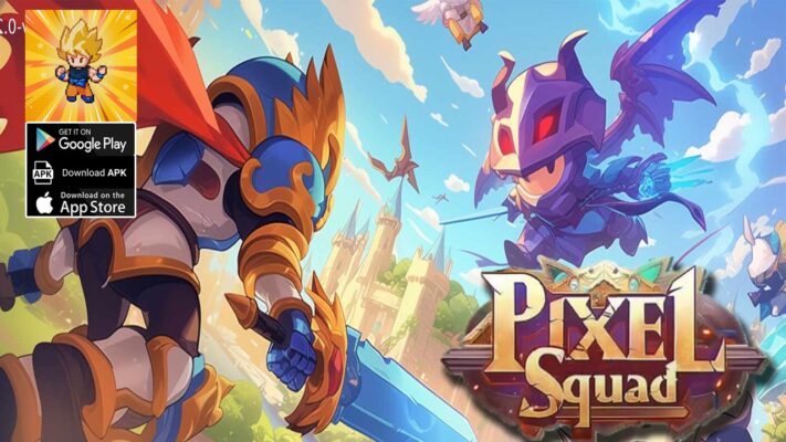 Pixel Squad War Of Legends Gameplay Android iOS APK | Pixel Squad War Of Legends Mobile RPG Game by ZITGA