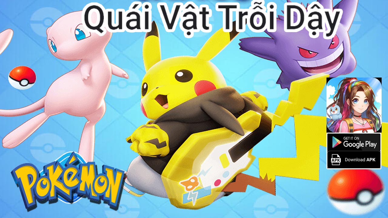 Quái Vật Trỗi Dậy Gameplay Android APK | Quái Vật Trỗi Dậy Mobile Pokemon RPG Game by Wheel area game 