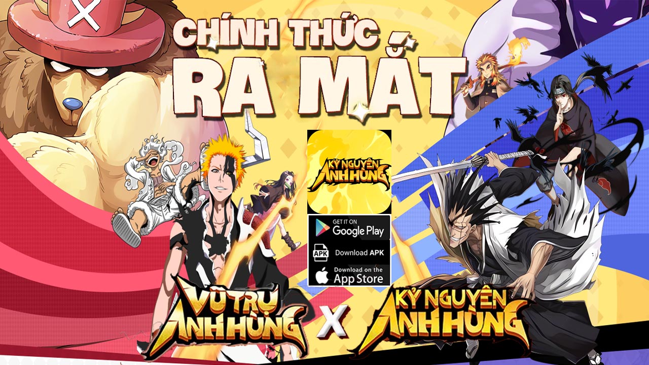 Vũ Trụ Anh Hùng x Kỷ Nguyên Anh Hùng Gameplay Android iOS | Vũ Trụ Anh Hùng Mobile Anime Idle RPG Game by GZONE 
