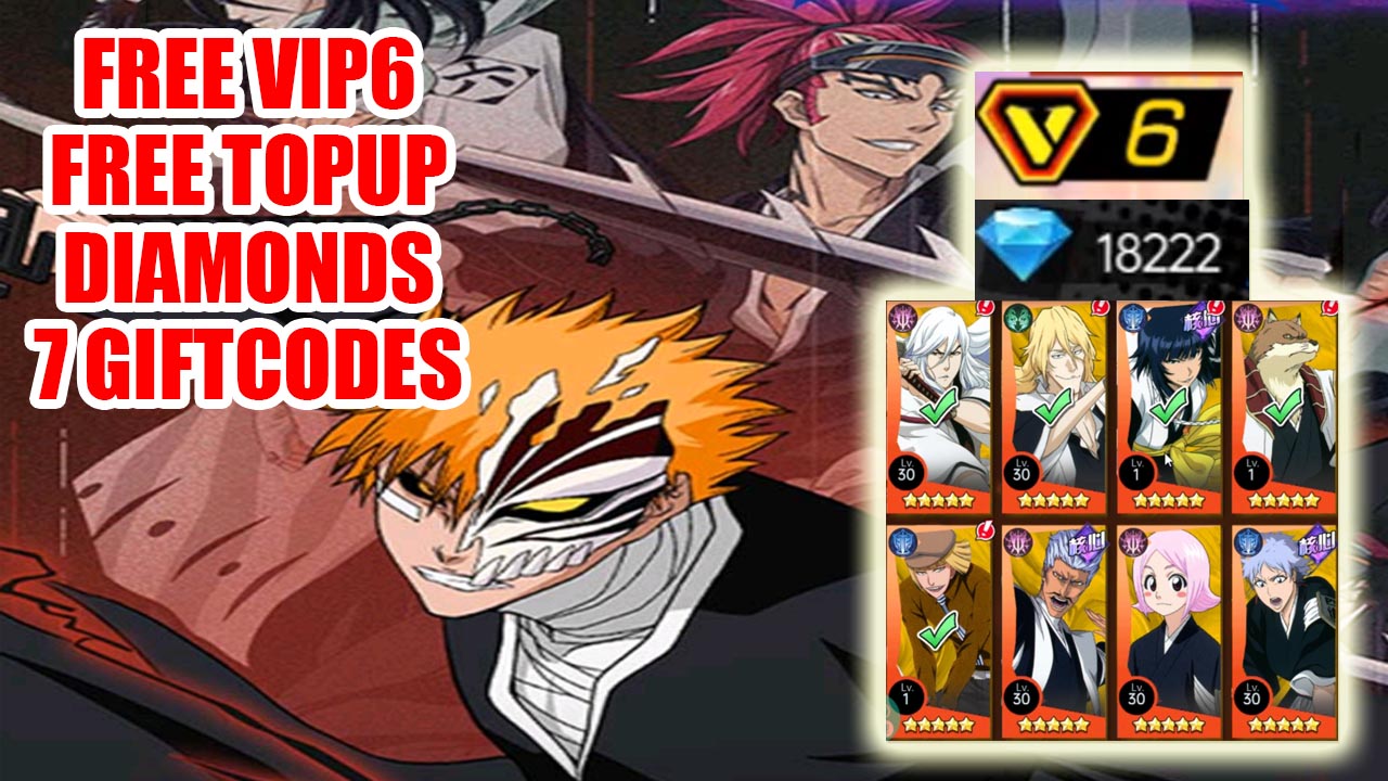 Bleach Super God Awakening Gameplay & 7 Giftcodes | Bleach Super God Awakening Mobile Game Free VIP6 - Free Topup - Diamonds - Free Hero 