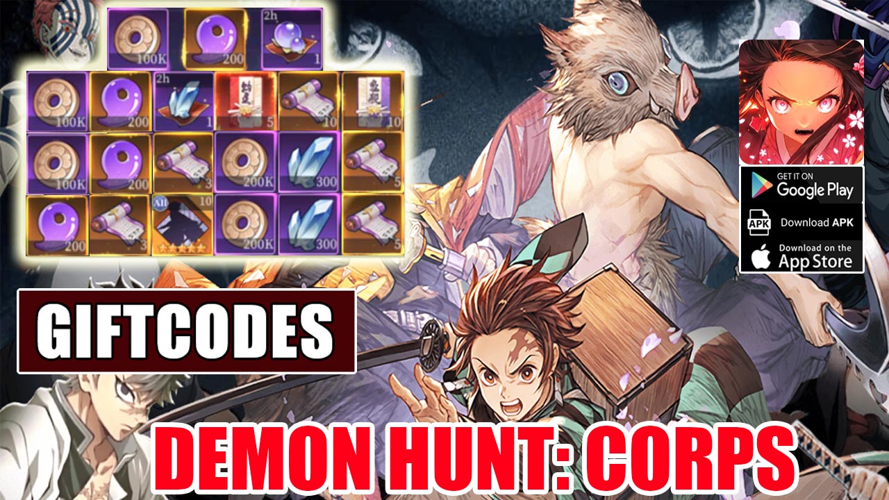 Demon Hunt Corps Gameplay & 7 Giftcodes Android iOS APK | All Redeem Codes Demon Hunt Corps - How To Redeem Code 