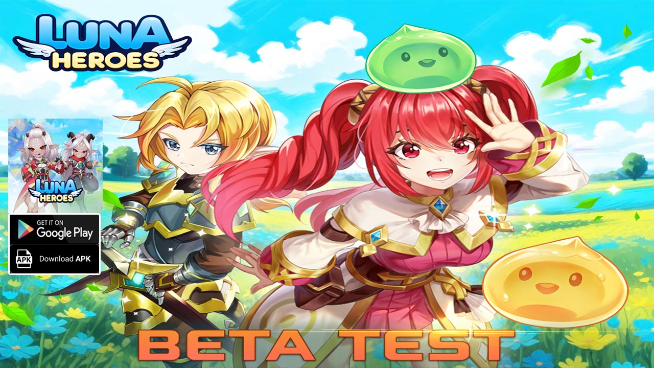 Luna Heroes Gameplay Android iOS CBT | Luna Heroes Mobile Idle RPG Game 
