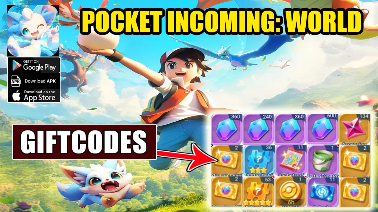 Pocket Incoming World & 6 Giftcodes | All Redeem Codes Pocket Incoming World - How To Redeem Code 