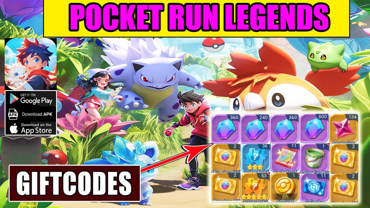 Pocket Run Legends & 6 Giftcodes | All Redeem Codes Pocket Run Legends - How To Redeem Code 
