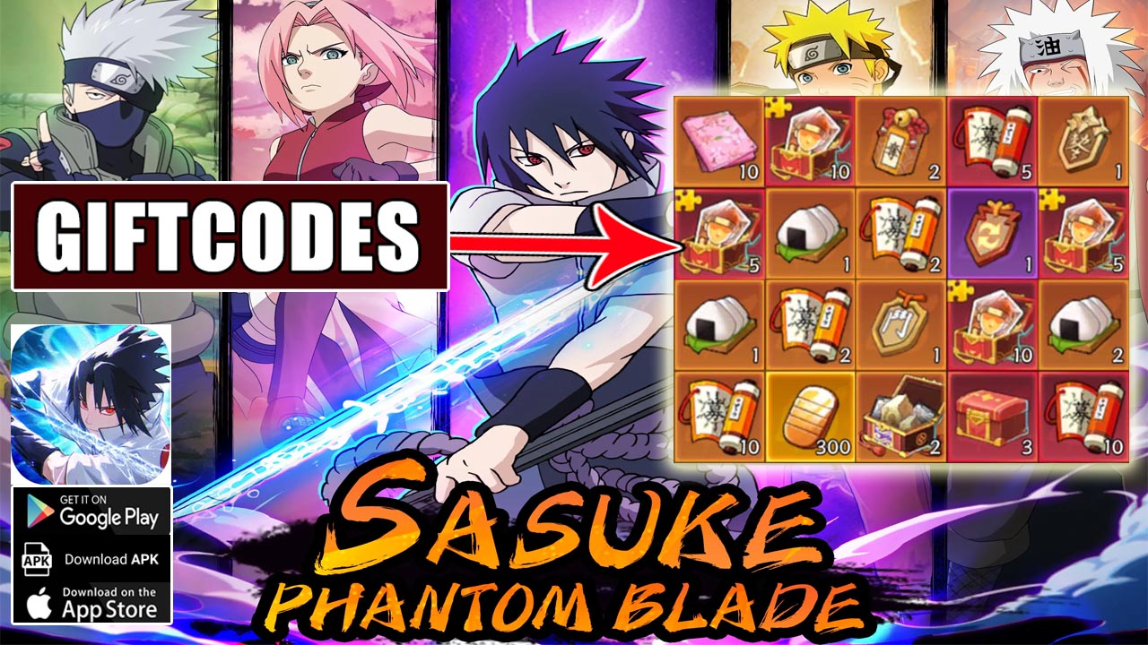 Sasuke Phantom Blade & 5 Giftcodes | All Redeem Codes Sasuke Phantom Blade - How To Redeem Code 