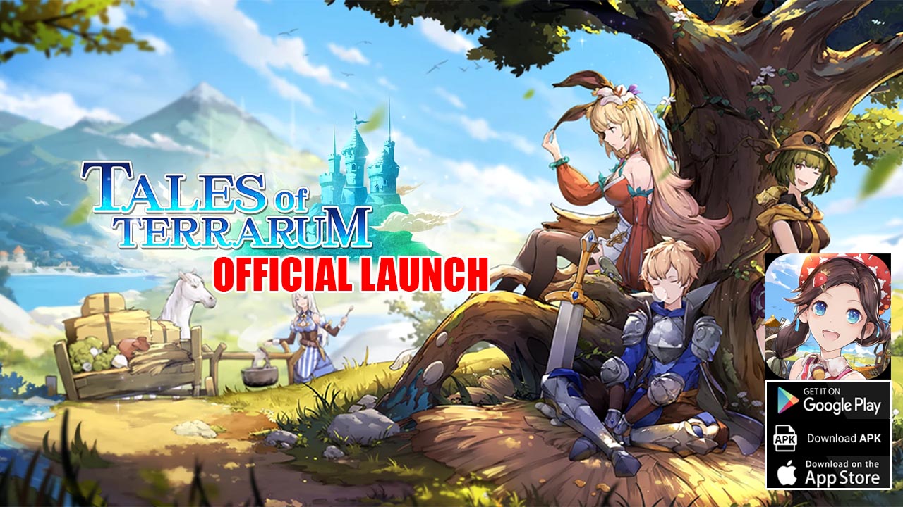 Tales Of Terrarum Gameplay Android iOS Official Launch | Tales Of Terrarum Mobile RPG Game by Electronic Soul 