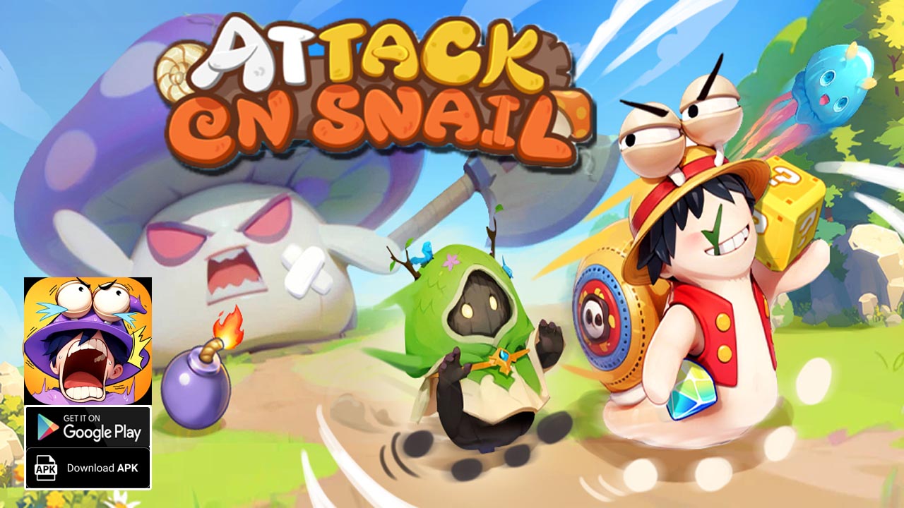 Attack On Snail Gameplay Android | Attack On Snail Mobile Idle RPG Game by Zenith God Games 