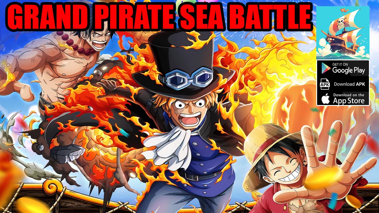 Grand Pirate Sea Battle Gameplay Android iOS | Grand Pirate Sea Battle Mobile One Piece RPG NovelFan 