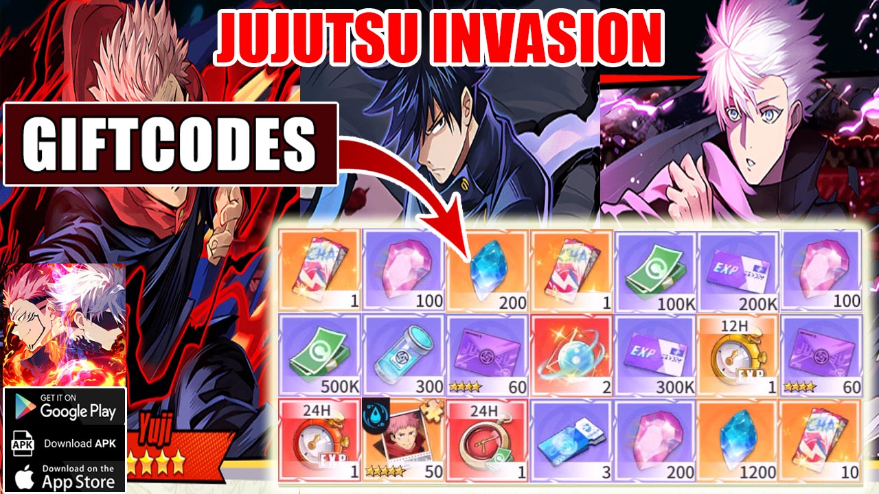 Jujutsu Invasion & 4 Giftcodes | All Redeem Codes Jujutsu Invasion - How To Redeem Code 