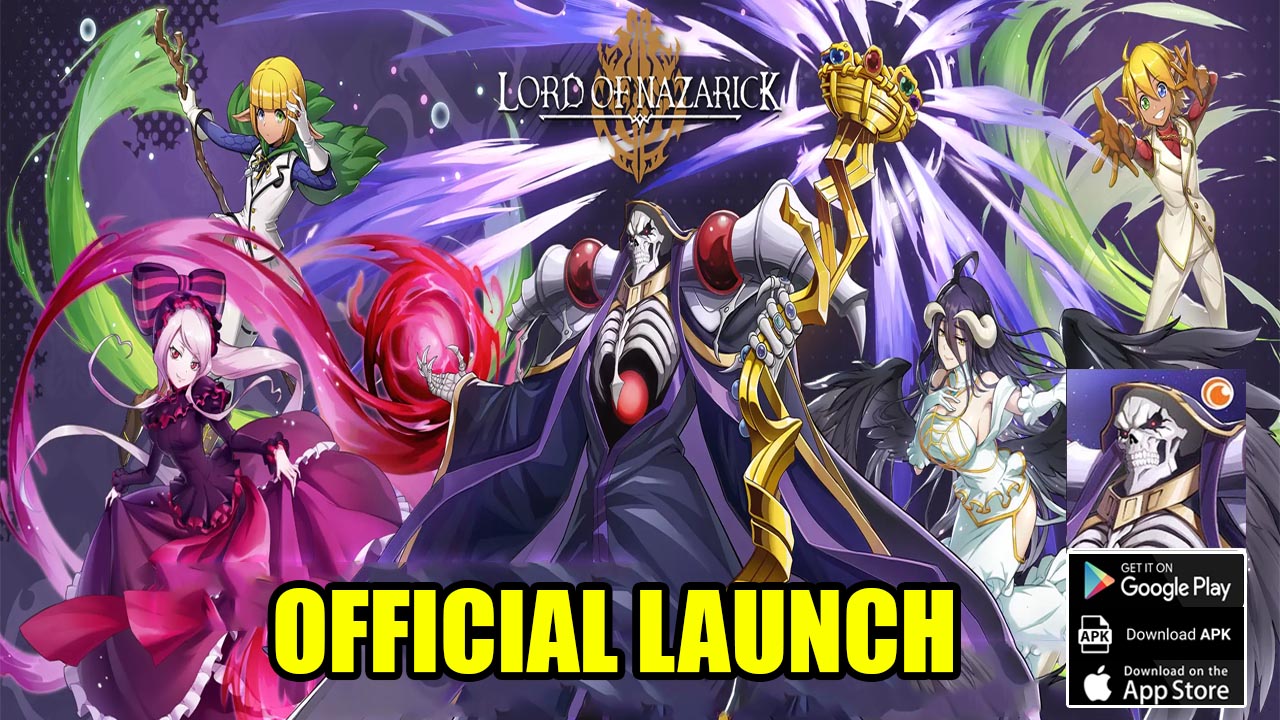 Lord Of Nazarick Gameplay Android iOS Official Launch | Lord Of Nazarick Mobile RPG Game by Crunchyroll 
