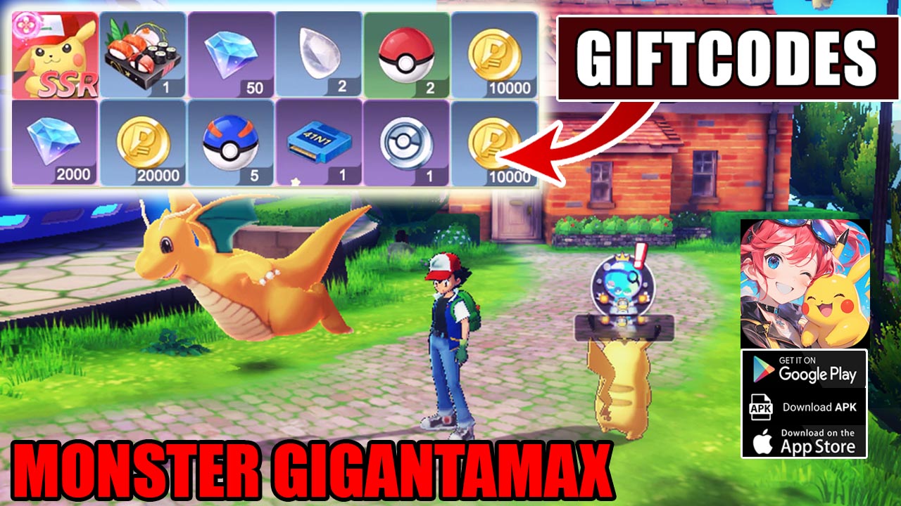 Monster Gigantamax & 10 Giftcodes | All Redeem Codes Monster Gigantamax - How to Redeem Code 