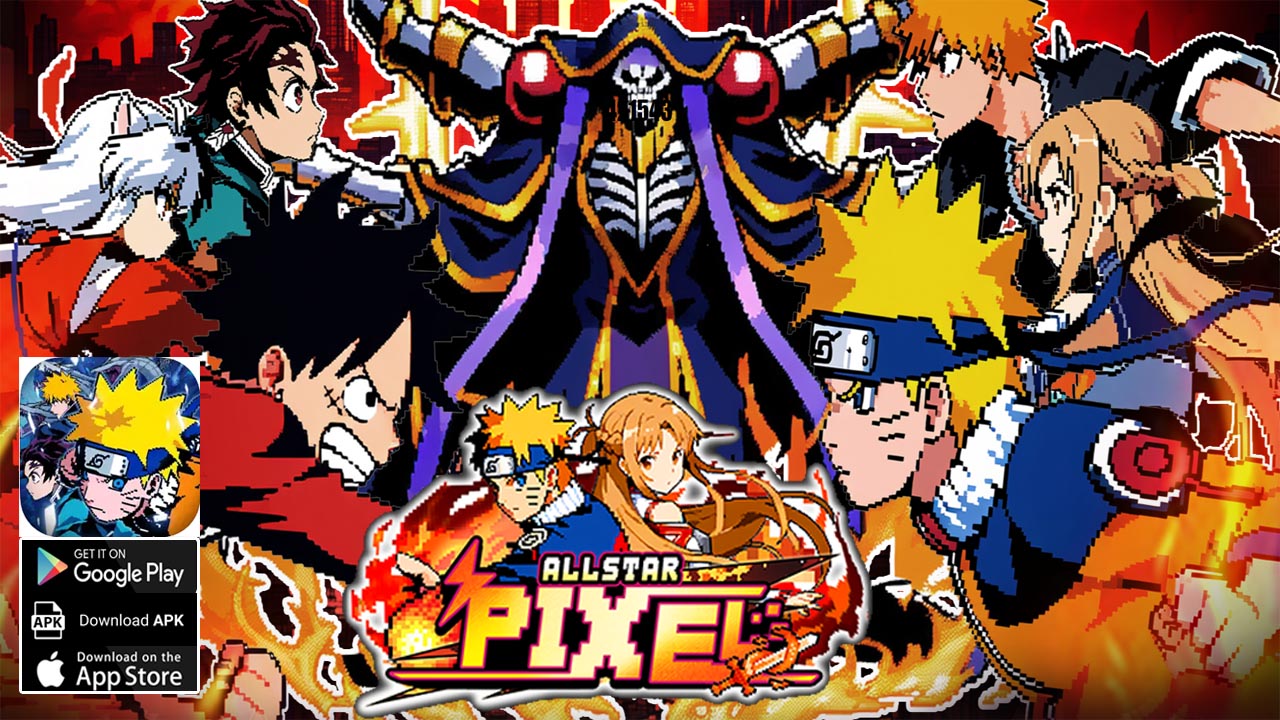 Pixel Allstar Gameplay iOS Android | Pixel Allstar Mobile Anime Idle RPG Game by TRUONG SON TECHNOLOGY 