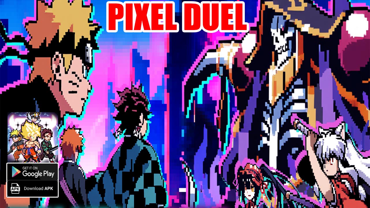 Pixel Duel Gameplay Android | Pixel Duel Mobile New Anime Idle RPG Game by Tumbirik 