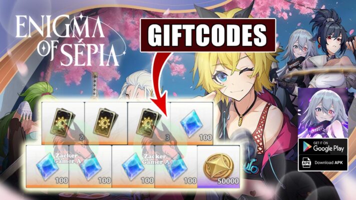 Enigma Of Sepia & 9 Giftcodes | All Redeem Codes Enigma Of Sepia - How To Redeem Code