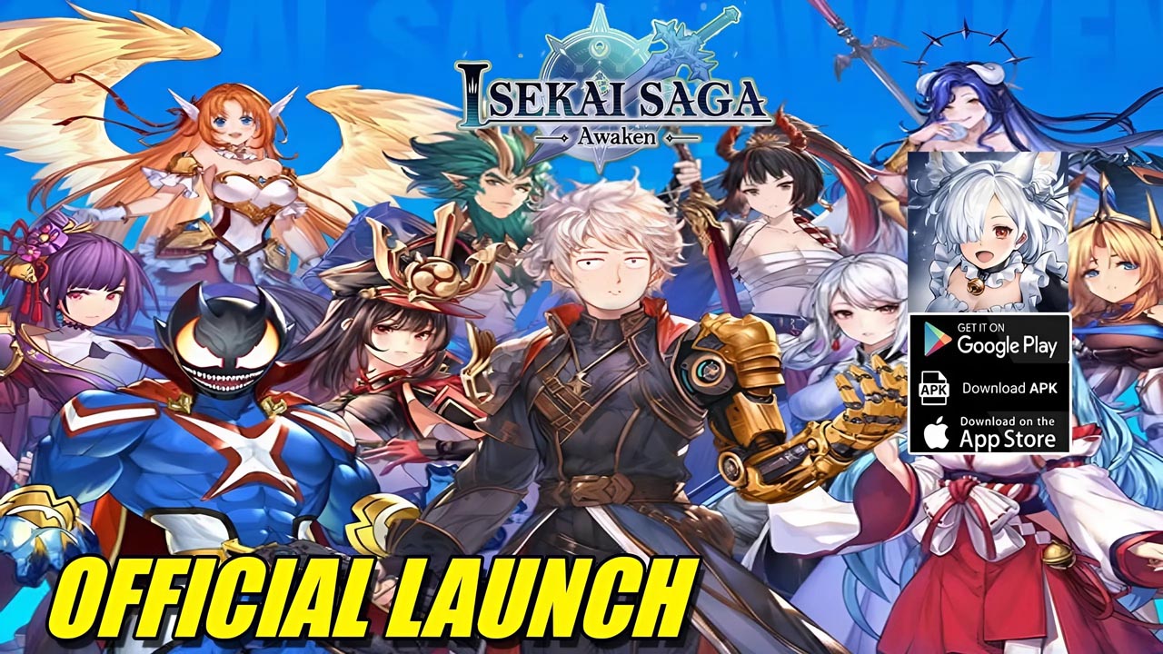 Isekai Saga Awaken Gameplay Android Official Launch | Isekai Saga Awaken Mobile Idle RPG Game by TTHmobi 
