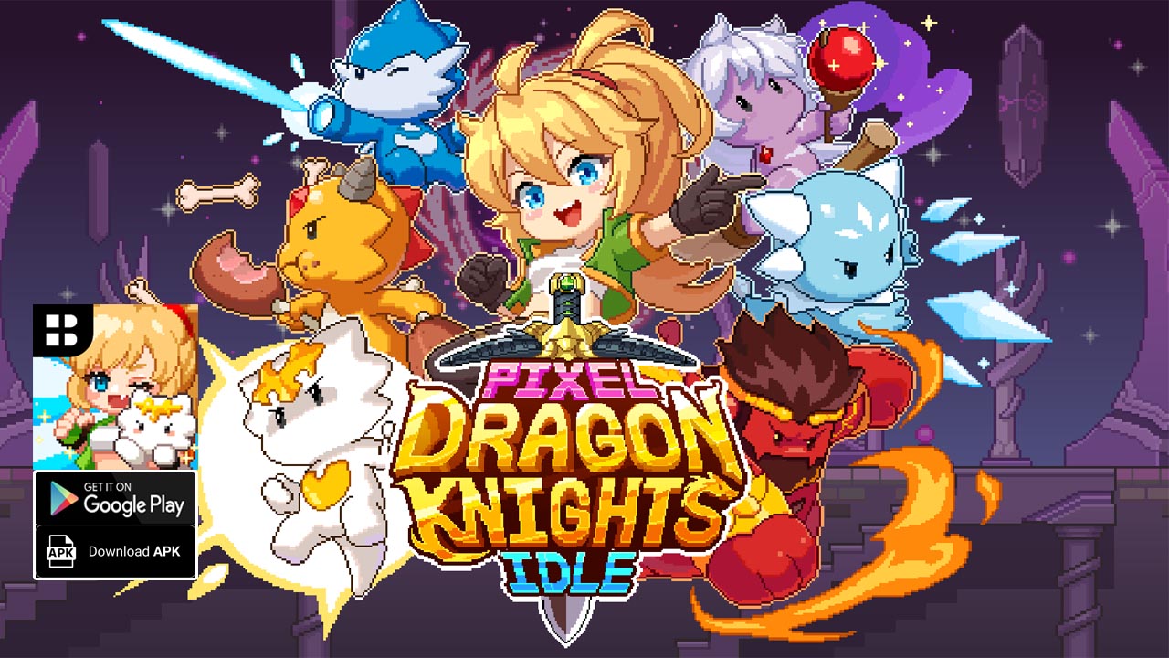 Pixel Dragon Knights Idle RPG Gameplay Android | Pixel Dragon Knights Idle RPG Mobile Game by highbrow