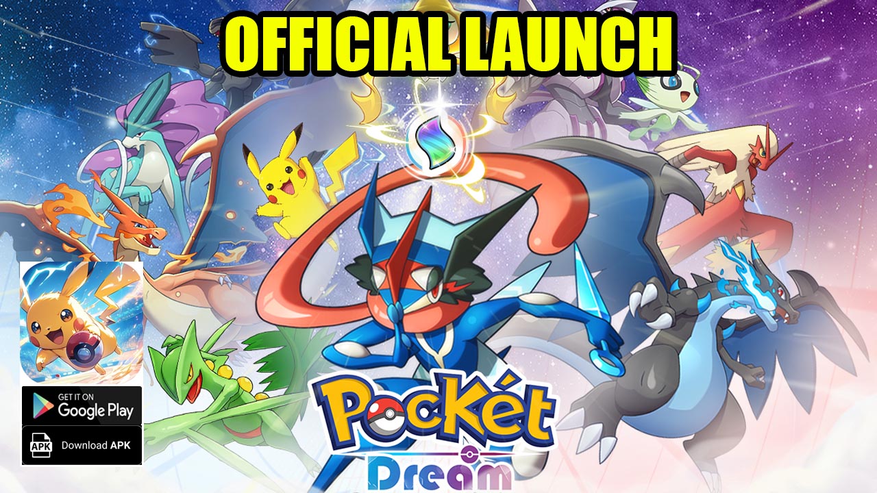 Poket Dream Gameplay Android Official Launch | Pocket Dream Mobile Pokemon RPG Game by Crickity Studio 
