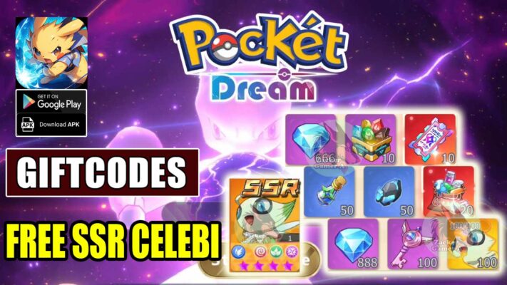 Poket Dream & 3 Giftcodes | All Redeem Codes Pocket Dream - How to Redeem Code