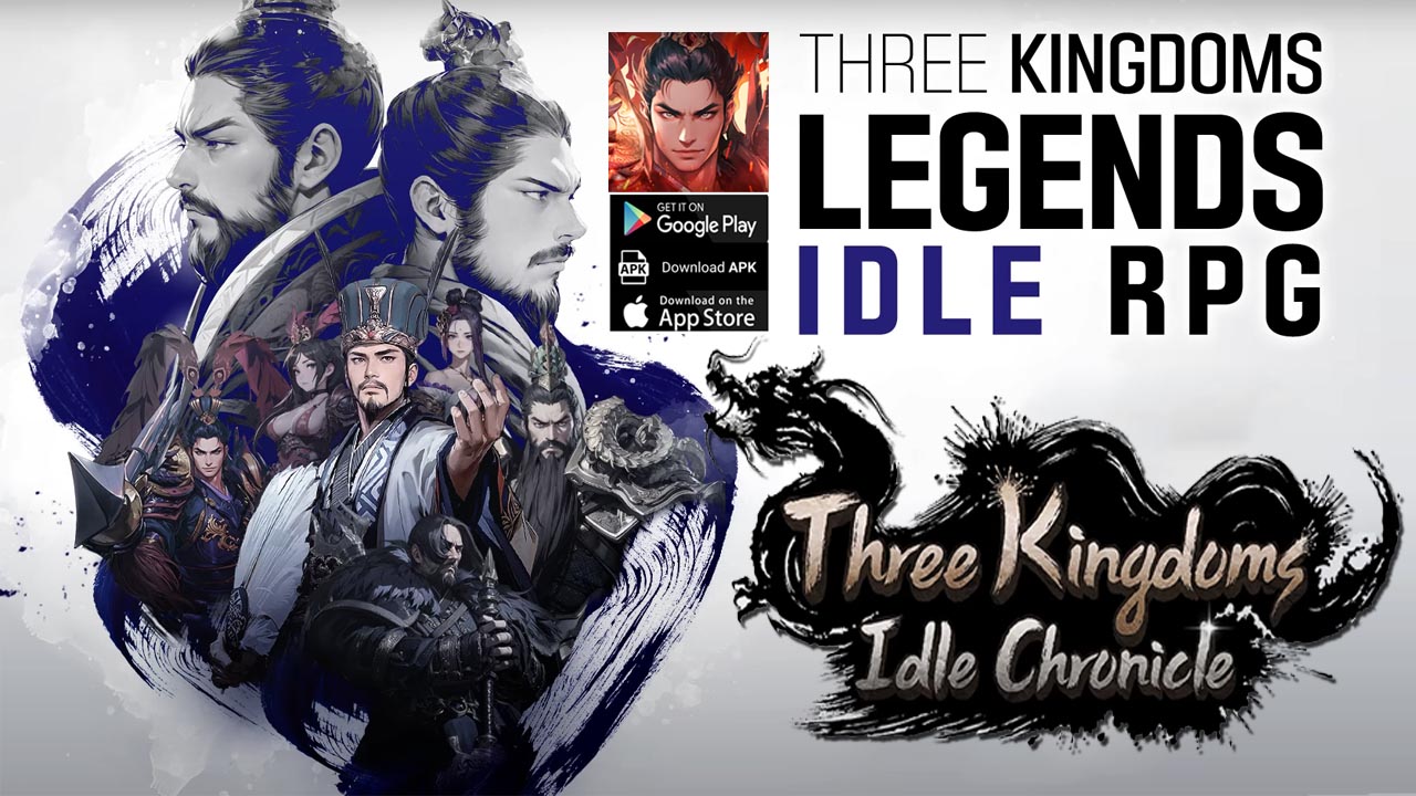 Three Kingdoms Idle Chronicle Gameplay Android iOS | Three Kingdoms Idle Chronicle Mobile RPG Game by HYBE IM 