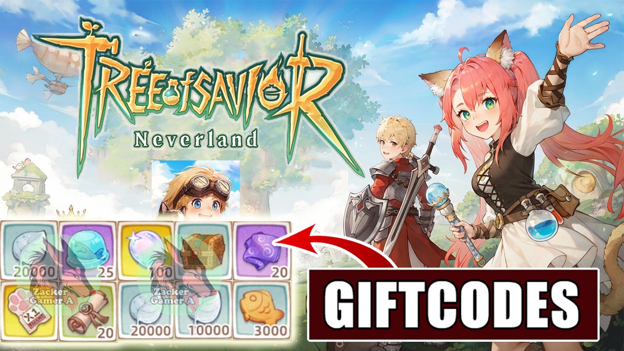 Tree Of Savior Neverland & 5 Giftcodes | All Redeem Codes Tree Of Savior Neverland - How To Redeem Code 
