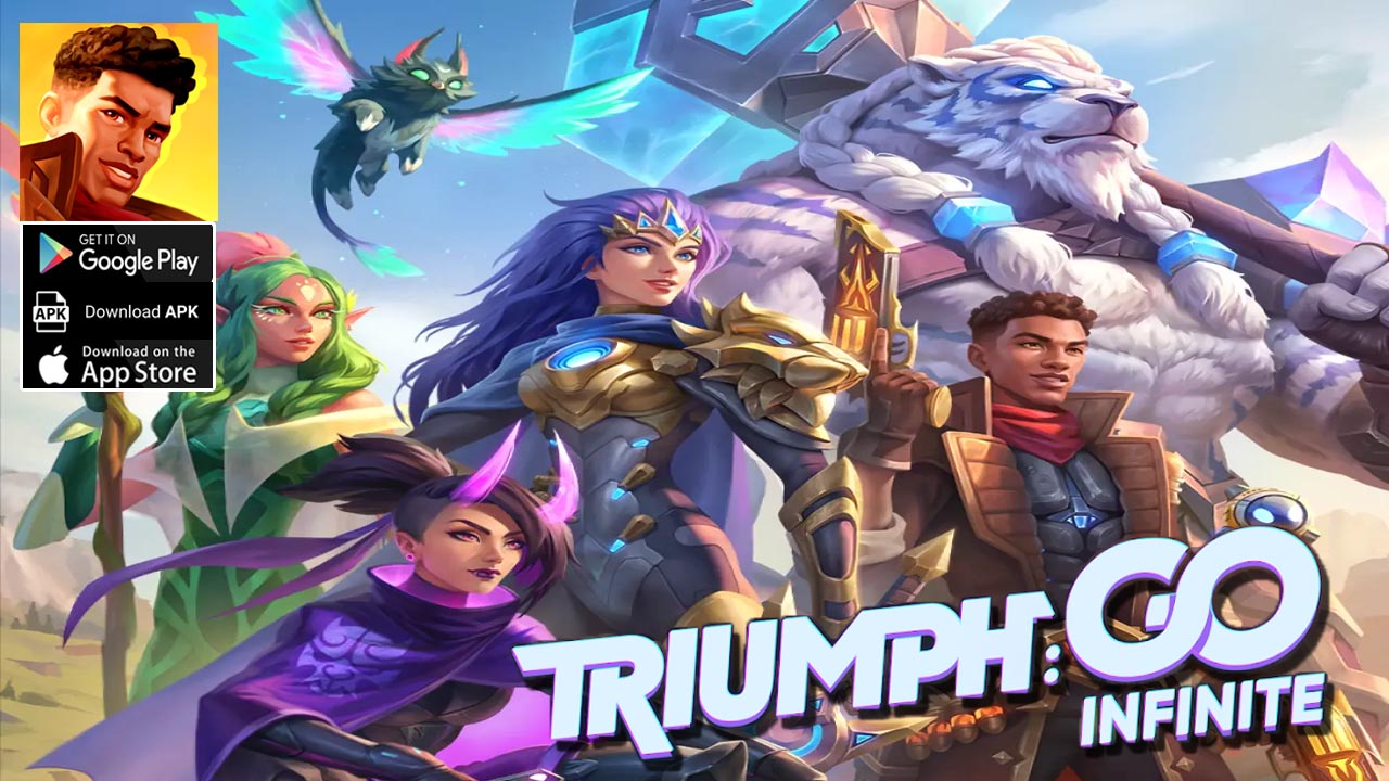 Triumph GO Infinite Gameplay Android iOS | Triumph GO Infinite Mobile RPG Game by N3TWORK Studios 