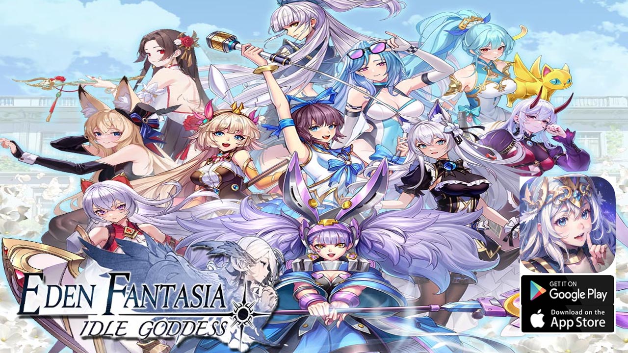 Eden Fantasia Idle Goddess Gameplay Android iOS Coming Soon | Eden Fantasia Idle Goddess Mobile RPG Game by Leniu Games