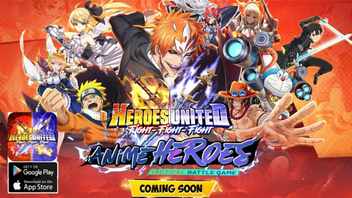 Heroes United Fight Fight Fight Gameplay Android iOS Coming Soon | Heroes United Fight Fight Fight Mobile Anime RPG Game