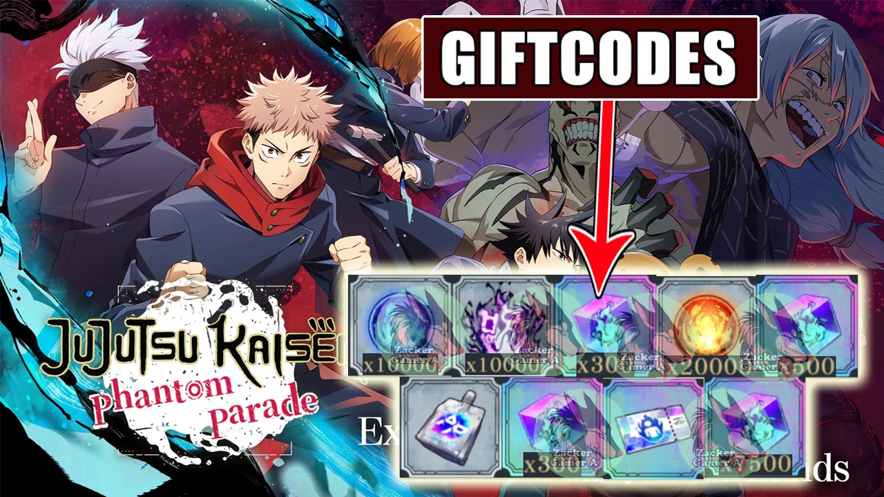 Jujutsu Kaisen Phantom Parade Global & 4 Giftcodes | All Redeem Codes Jujutsu Kaisen Phantom Parade - How To Redeem Code 