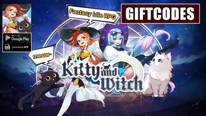 Kitty And Witch Gameplay & Gift Code Android | Kitty And Witch Mobile RPG Game by 주식회사 아이톡시