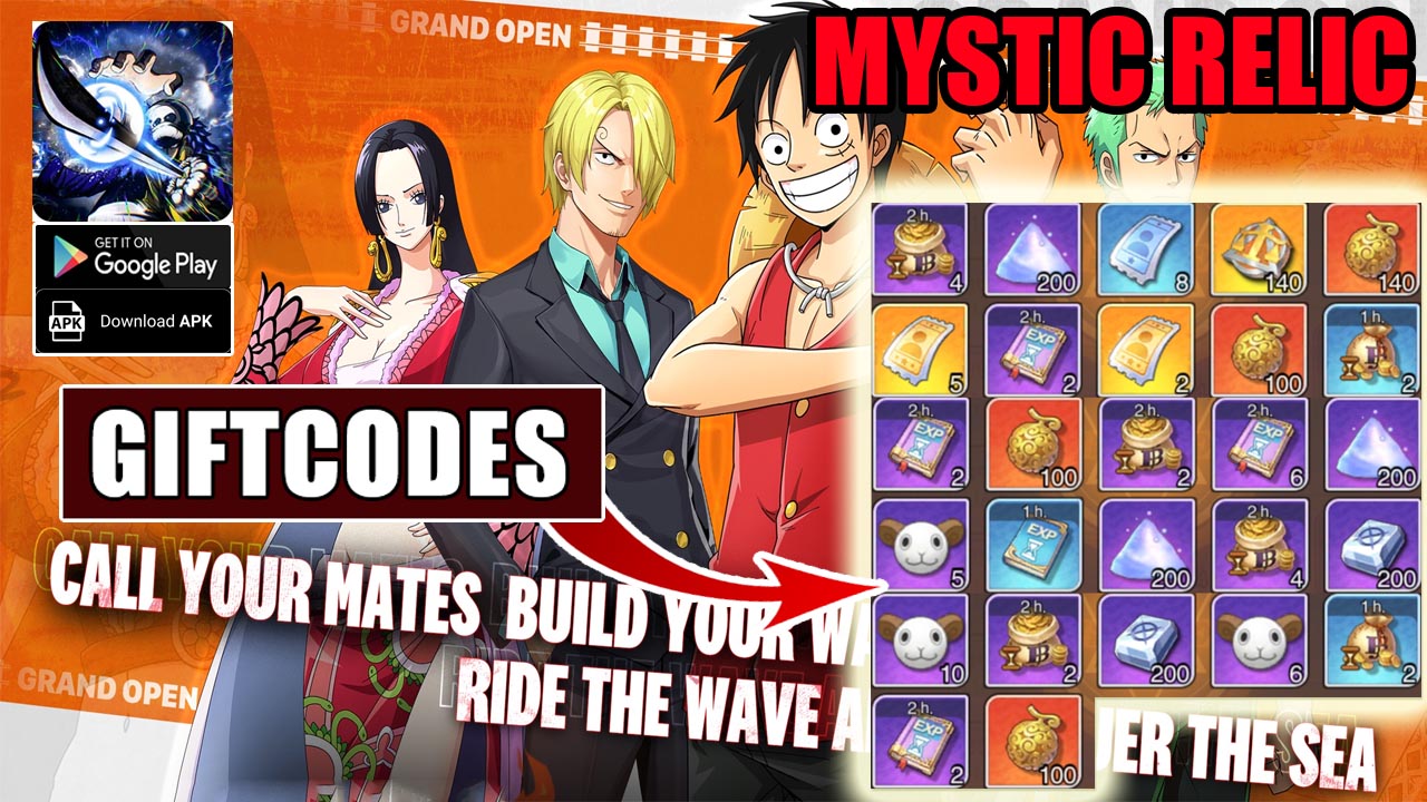 Mystic Relic & 10 Giftcodes | All Redeem Codes Mystic Relic x Straw Hat Showdown - How To Redeem Code