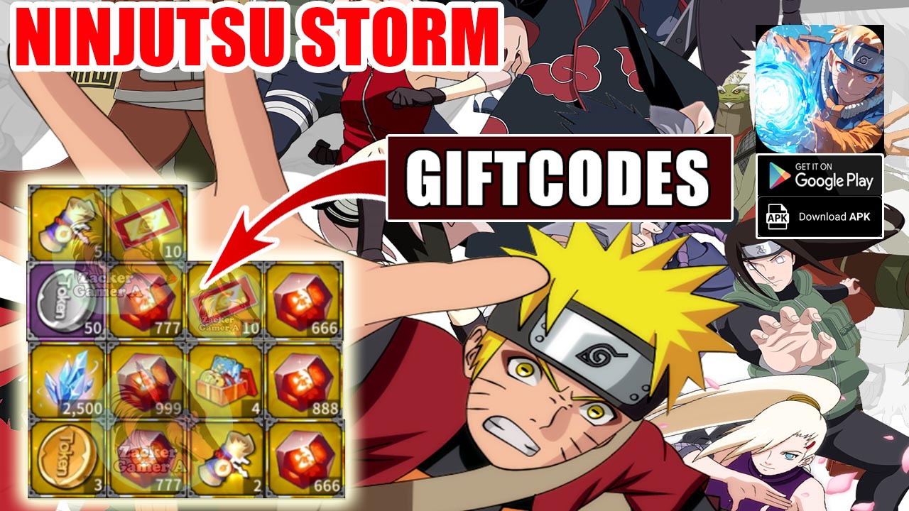 Ninjutsu Storm Gameplay & 7 Giftcodes Android | All Redeem Codes Ninjutsu Storm - How To Redeem Code 