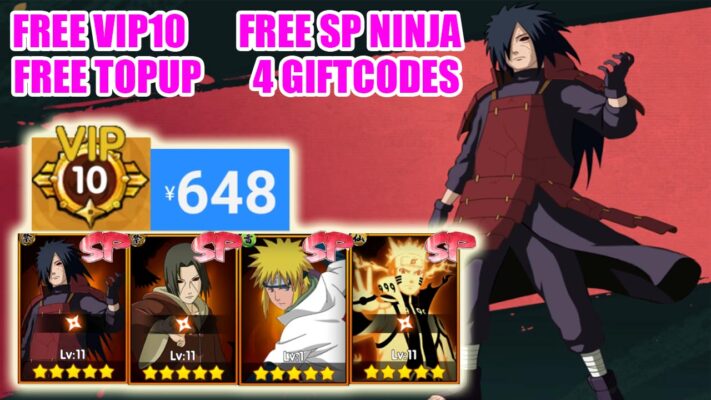 Rasengan Rivals CN Gameplay & 4 Giftcodes | Rasengan Rivals Private Server Naruto Free VIP10 - Free Topup - SP Ninja - Ingot - Summon Tickets - And More