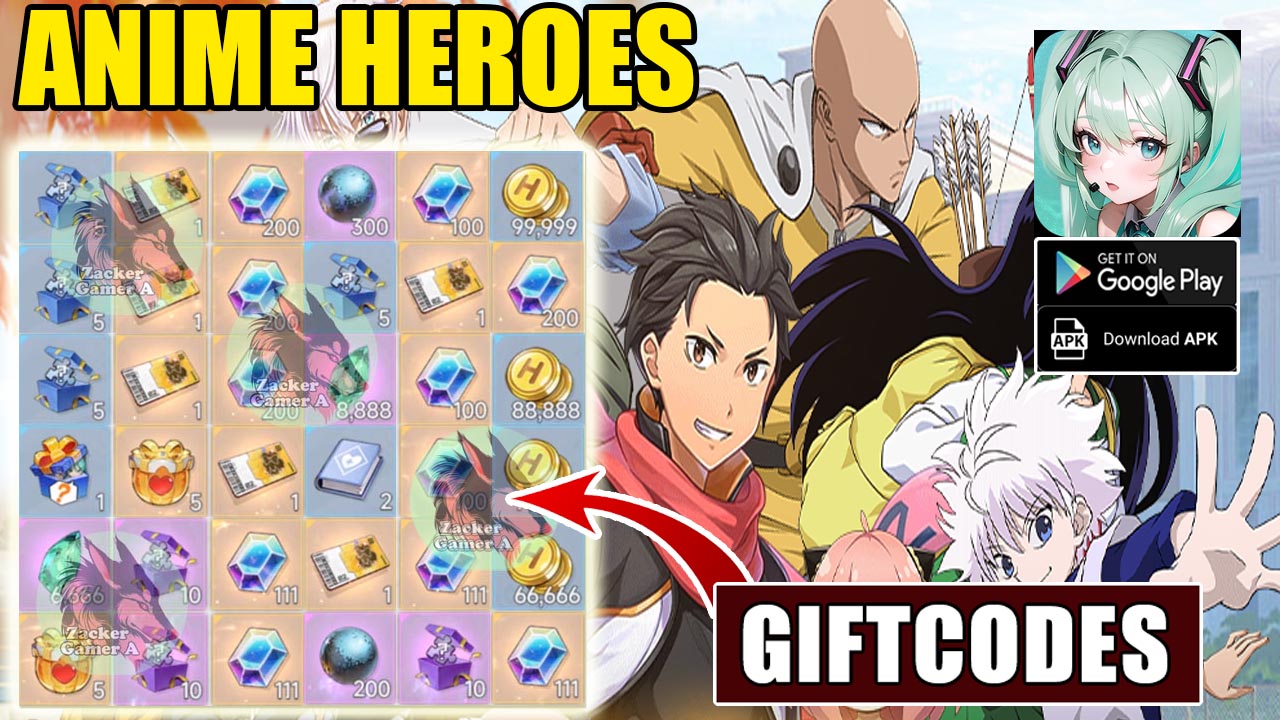 Anime Heroes & 12 Giftcodes | All Redeem Codes Anime Heroes - How To Redeem Code